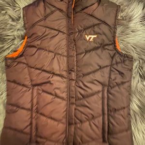Virginia Tech Colombia puff rain vest
